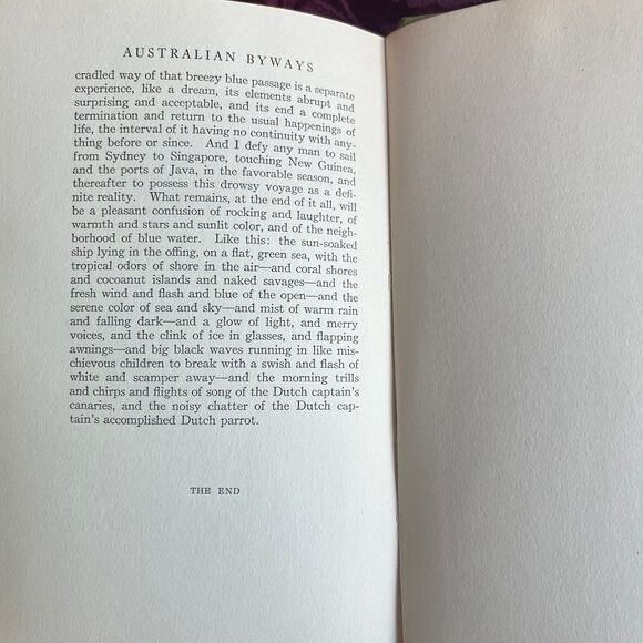 1915 Australian Byways: The Narrative of a Sentimental Traveler by Norman Duncan - Picture 9 of 10